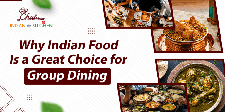 Indian food for group dining